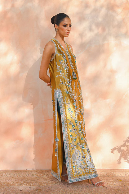 2 Piece Unstitched Embellished Suit | Gleam - 25