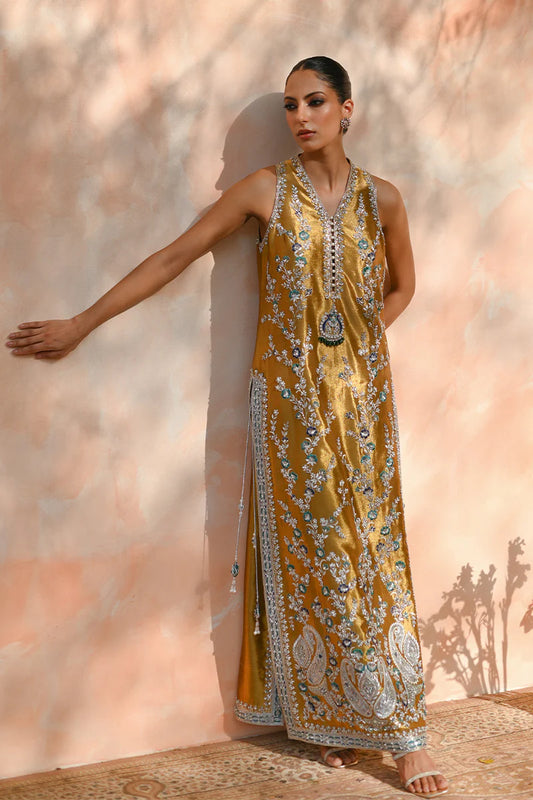 2 Piece Unstitched Embellished Suit | Gleam - 25