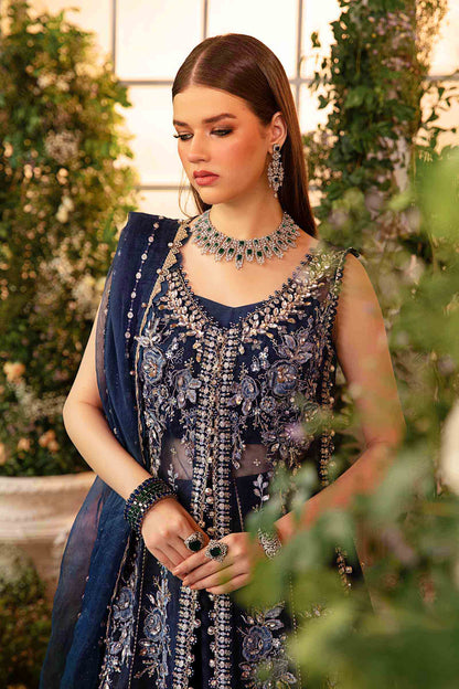 3 Piece Unstitched Embroidered Organza Suit | Gleam 25