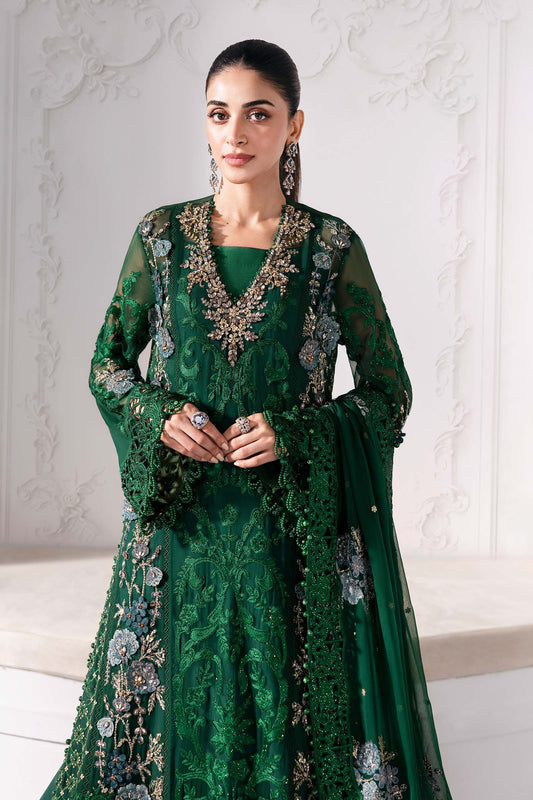 3 Piece Unstitched Embroidered Chiffon Suit | Gleam 25