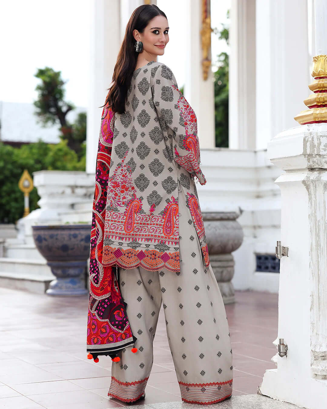 3 Piece Unstitched Digital Printed Khaddar Suit with Printed Khaddar Dupatta | Vol 2