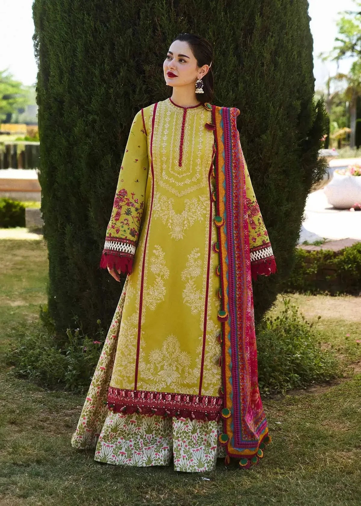 3 Piece Unstitched Embroidered Dhanak Suit with Printed Woolen Shawl | Vol 2