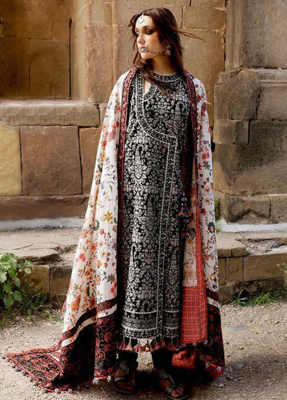 3 Piece Unstitched Embroidered Dhanak Suit | Vol 1